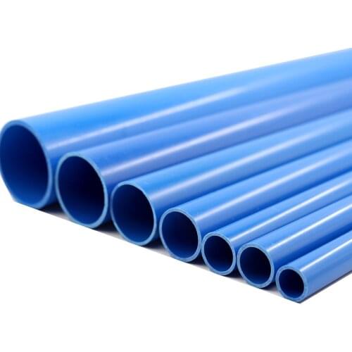 NuoNuoWell 50cm length Plastic Outer diameter 20mm 25mm 32mm 40mm PVC Pipe Water Pipe Garden Irrigation Blue Tube