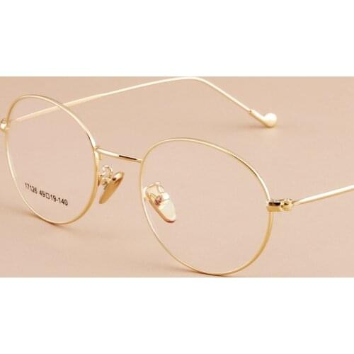 Reading Eyeglasses Optical Glasses Frames Glasses Women Male New Cat Eye Frame Ultra Light Frame Clear Glasses Round 17126