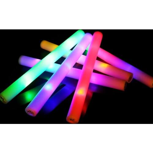 Wholesale LED Foam Glow Sticks Fluorescent Light Sticks for Concert Event Glow Party Supplies