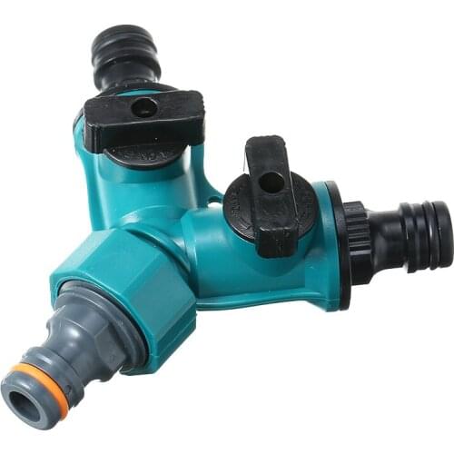Plastic Garden 3/4Inch Hose Pipe Connectors For Garden Balcony Irrigation Car Washing Y Shape Valve Water Pipe Connector