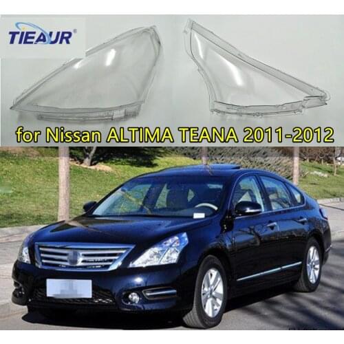 Headlight Transparent Glass Auto Car for Nissan ALTIMA TEANA Headlamp Replacement Clear Shell 2011 2012 Shade
