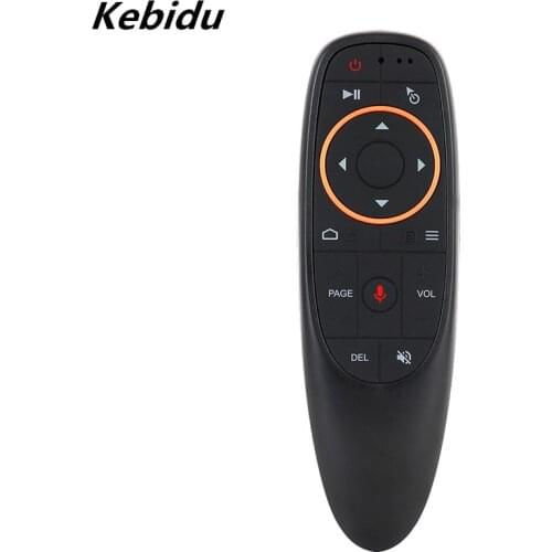 Kebidu G10 G10S Pro Voice Remote Control 2.4G Wireless Air Mouse Gyroscope IR Learning for Android tv box HK1 H96 Max X96 mini