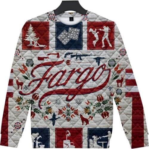 2020 New TV series Fargo Season 4 3D Print Round Neck Autumn Winter Sweatshirt Men/Women O-neck Pullover Clothes