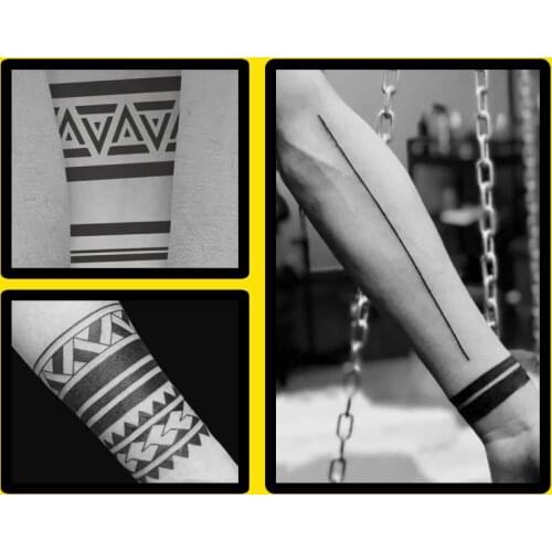 OPHIR Airbrush Body Paint Template Stripe Bracelet Chain Hollow Arm Henna Tattoo Stencil 23 Patterns/Set STE122