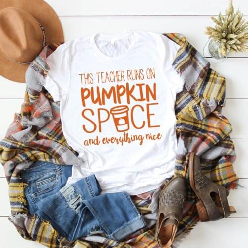 Womens T Tee Shirt T-shirt Happy Halloween Thanksgiving Fall Pumpkin Coffee Boots Print Graphic Ladies Top Female Clothing