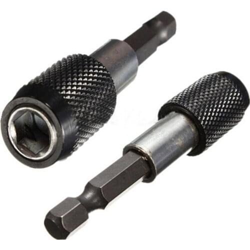 1PCS Drill Accessories 1/4 Hex Shank Electric Drill Bit Holder 60mm Magnetic Quick Release Screwdriver Bit Holder Power Tool