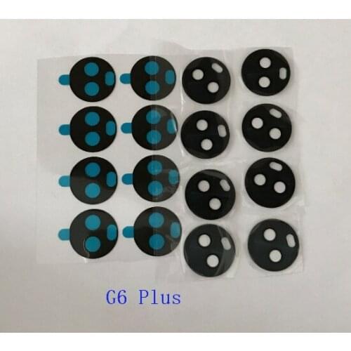 10Pcs New For Motorola Moto G5 G5S G6 Play G7 Power G8 Plus Back Rear Camera Lens Glass Cover with Adhesive Sticker Replacement