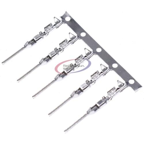 100pcs Dupont Jumper Wire Cable Housing Male Pin Contor Terminal 2.54mm