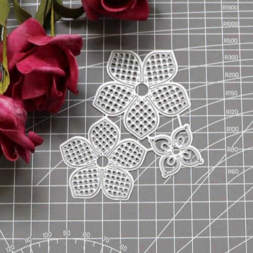 3pcs New Dies 3D Flower Cutting Dies Stencil Scrapbooking Embossing DIY Crafts Paper Cards Album Decor Metal Die Cut