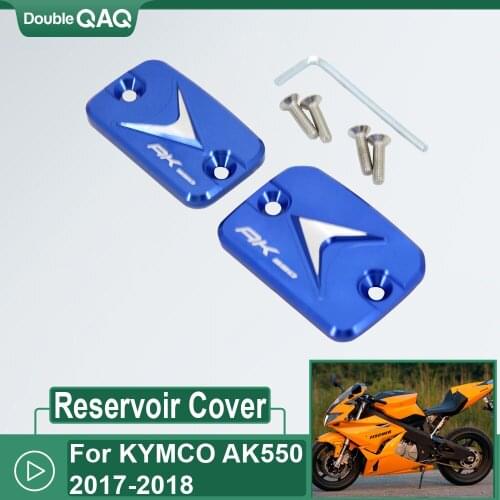 For kymco ak550 2017- 2019 Motorcycle accessories front clutch & brake fluid reservoir cover fit