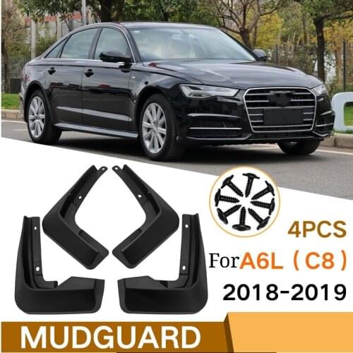 Auto Mudguard For Audi A6L C8 2018-2019 High-quality Mudguard Anti-splash Mudguard Anti-fouling Protection Body Car Accessories