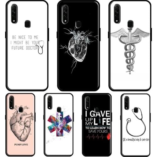 Doctor Nurse Medical Medicine Health For OPPO A5 A9 2020 A31 A53 A52 A72 F7 Reno 2 Z Find X3 Pro A3S A15 A83 A91 A93 Phone Case