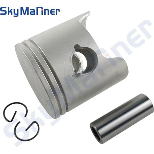 6K5-11631 Piston kit For Yamaha Outboard Motor 2T 60HP 3CYL Powertec Parsun T60 6K5-11631-03 6H3-11631-01-96 72MM