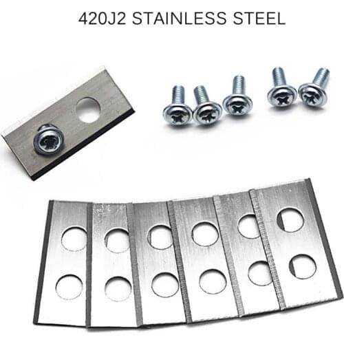 Titanium Coated Robot Mower Replacement Blade 1/5/10/20/30pcs Lawnmower Blade With Screws For Robot Mower Garden Tools