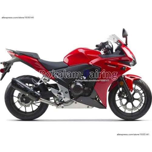 Best Price For Honda CBR500R 2013 2014 CBR 500R 13 14 CBR 500 Red Black ABS Motorcycle Fairing (Injection molding)