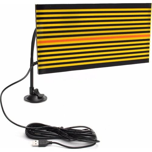 Mayitr 1 Set USB LED Line Board Plastic+Metal Car Scratch Reflector Paintless Dent Repair PDR Auto Hand Tools