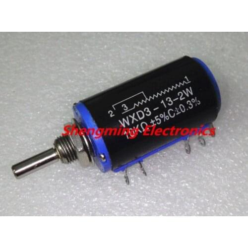 2PCS WXD3-13-2W 100R 200R 470R 680R 1K 2.2K 3.3K 4.7K 5.6K 6.8K 10K 22K 33K 47K 100K Multiturn Wirewound Potentiometer