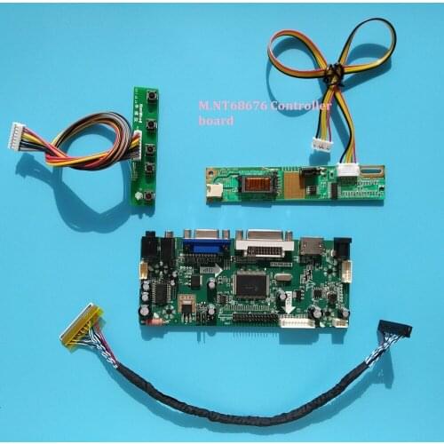 Kit for LP171WE2(TL)(A3) 1680×1050 17.1" M.NT68676 HDMI Screen display Panel DVI VGA LED LCD Controller board 30pin LVDS