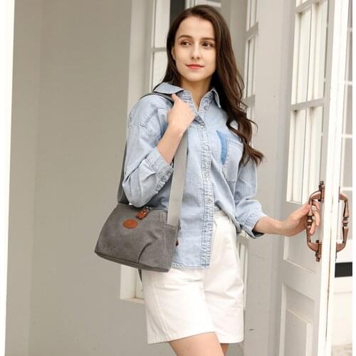 2021 New Women Little Bag Canvas Cute Side Bag Designer Shoulder Bags Girls Crossbody Flap