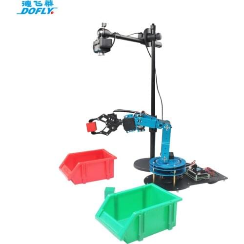 Raspberry Pie Mechanical Arms ArmPi/ Wireless WIFI Video Remote Remote Control 6-DOF Mechanical Arm/Open Source