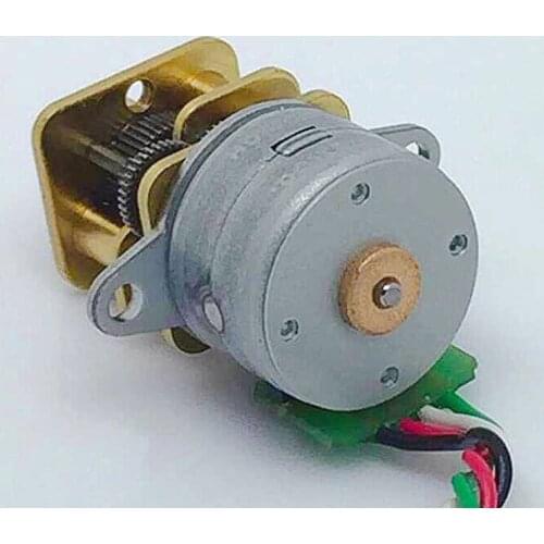 Precision Reduction Ratio Stepper Motor Metal Gearbox DC5-12V 40ohm Geared Motor for Monitor, Intelligent Control