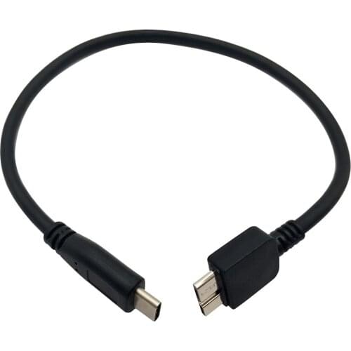 USB3.1 Type-C to USB 3.0 Micro B 10Pin Short Cable 5Gbps Data Connector Adapter For Macbook Hard Drive Smartphone PC OTG C Type