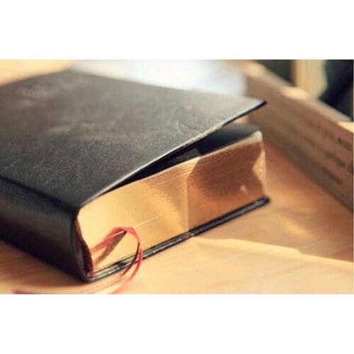 Vintage Thick Paper Notebooks Journals Agenda Planner Notepad Leather Bible Diary Book Zakka School Office Stationery Supplies