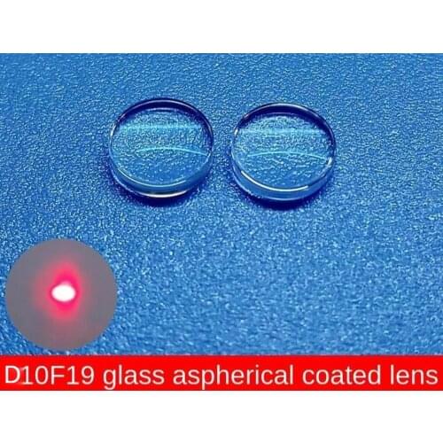 Outer Diameter 10mm Glass Aspherical Plated Antireflection Coating Laser Focusing Lens Molded Collimating Lens F19