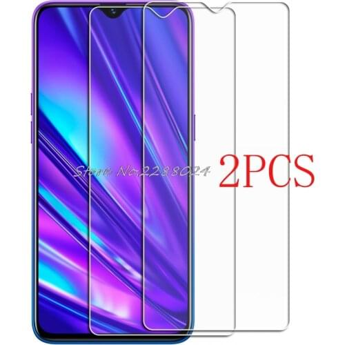 2PCS FOR OPPO Realme 5 Pro 5PRO Tempered Glass Protective on OPPO Realme Q RMX1971 6.3" Screen Protector Glass Film Cover