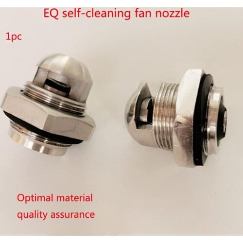 1pc water spray nozzle for wash iron papermaking water treatment automotive appliances self cleaning M27*1.5 stainless steel
