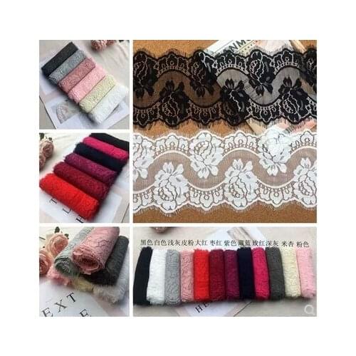 12 Color Mesh Rose Lace Sstitching Ddecoration Material DIY Wedding Dress Stitching Accessories 3M/pack