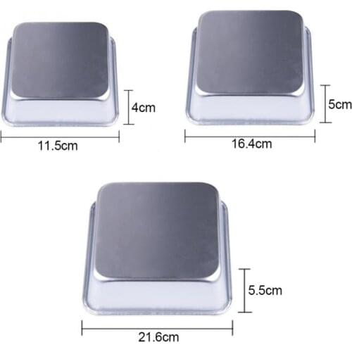 Aluminum Alloy Mousse Square Cake Mold Cake Mould Bakeware Decorating Baking Tools