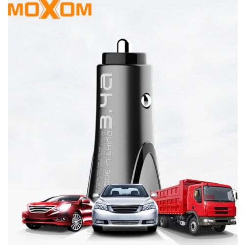 MOXOM Car USB Charger 2 Port 3.4A USB Car Charger Car Wall Charger Adapter Phone Charger For Apple, Samsung,Xiaomi,Huawei