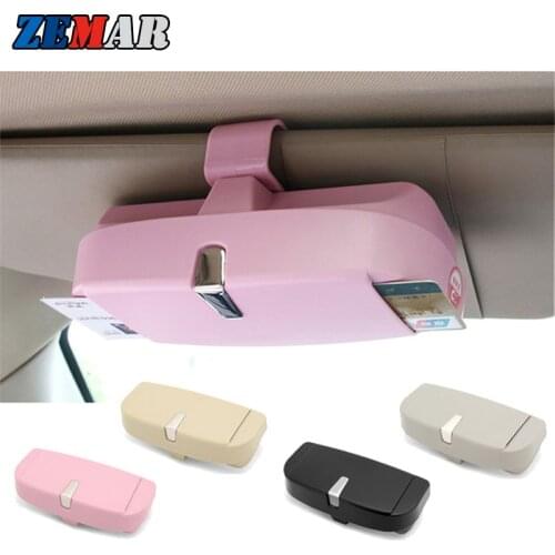 Car Glasses Box Storage Holder Sunglasses Case for Mercedes Benz W204 W203 W205 W213 W212 B C A class W176 W246 W211 Accessories