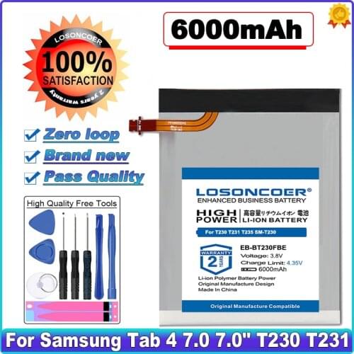 EB-BT230FBE EB-BT239FBU EB-BT239ABE Battery for Samsung Galaxy Tab 4 7.0 7.0" T230 T231 T235 SM-T230 SM-T231 SM-T235 Battery