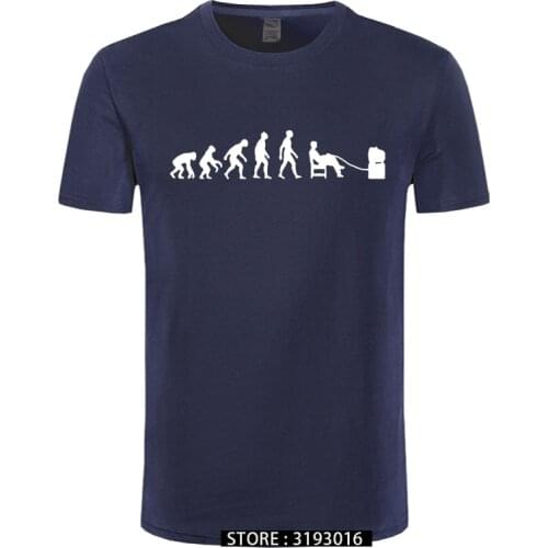 Evolution of Man Console Funny Mens Game T-Shirt Computer gaming XS-XXXL Print Programmer T Shirt Hot Tops