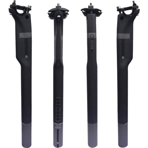 FCFB small resistance Carbon fiber seat tube saddle handlebar real shock car /casing/ matt road mtb bike seat post FW-SE-04-7