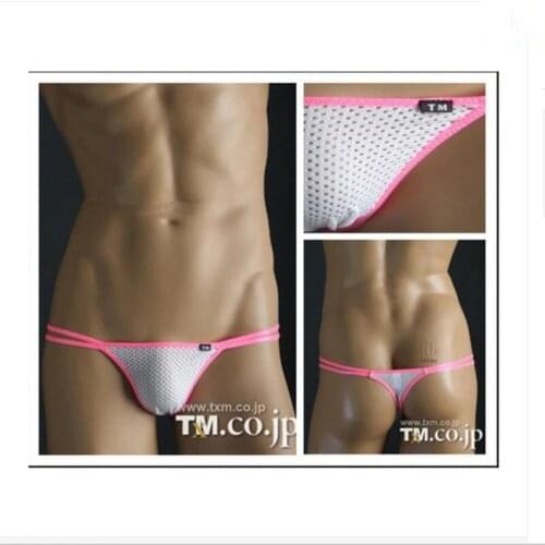 2016 AC Gay Sexy Men Thongs G-strings Briefs Hot Popular Brand Man Thongs G-strings men jockstraps Gay Underwear Cool fashion