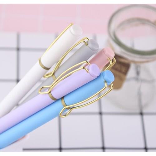 Neutral Pen Student Cartoon Cute Signing Writing Creative Plastic Fountain Pens Wholesale Office Stationery pens for school