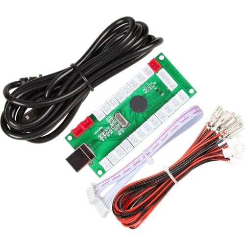 Zero Delay USB Encoder To PC Games Controllers For Arcade Sanwa Kits Parts Mame Jamma & Other PC Games