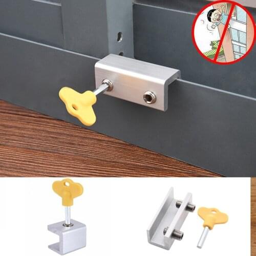 Adjustable Sliding Sash Stopper Cabinet Locks Door and Window Lock Limiter Window Lock Child Window Security Lock