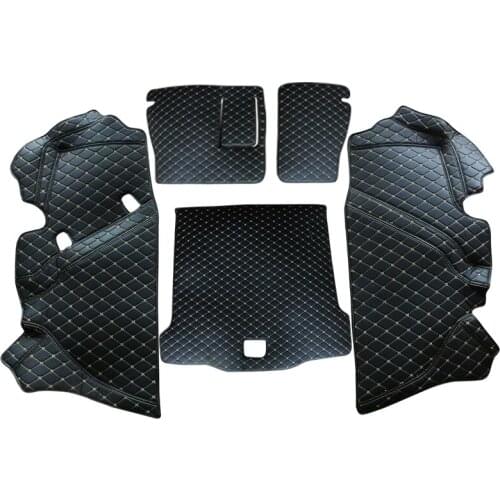 High-quality leather Full-enclosed 3D car trunk mat modified boot mat for Ford Focus 2019 5dr Hatchbac