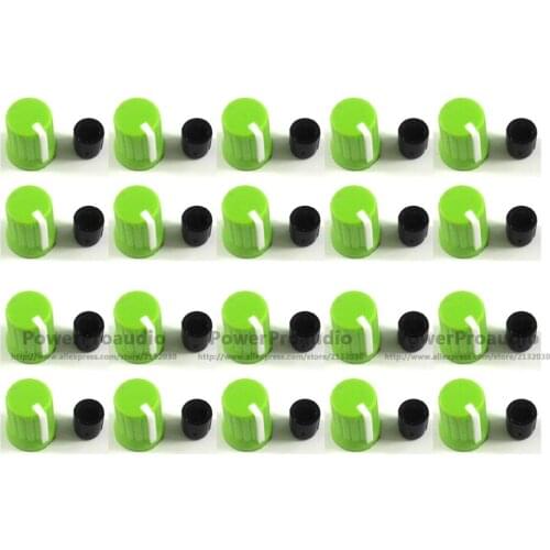 20PCS Green Rotary Control Knob For Pioneer XDJ-RX R1 RZ AERO DJM-T1 S9 DIY DJ