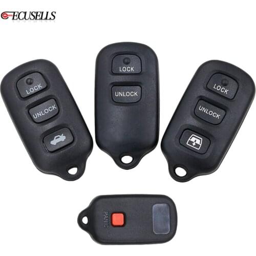 2+1/3+1 Button Remote Car Key Shell Case Housing for Toyota Sequoia Prius RAV4 Tacoma Camry Solara Avalon Highlander 4Runner