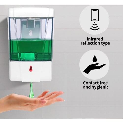 Liquid Soap Dispensers Automatic Soap Dispenser Handsfree 700ml Touchless Smart Sensor Bathroom Kitchen Soap Dispenser