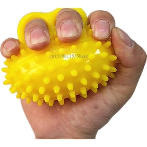 Hand Grip Fitness Ball Isolation Rehabilitation Training Fingers Massage Stroke Hemiplegia Hand Grip Decompression Toys