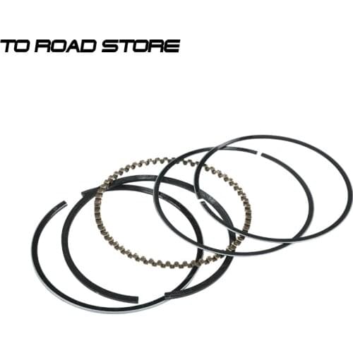 Motorcycle 52.4mm Piston Ring Set For Lifan 125 LF 125cc Horizontal Engines Dirt Pit Bike ATV Quad Monkey Bike Parts 1P52FMI