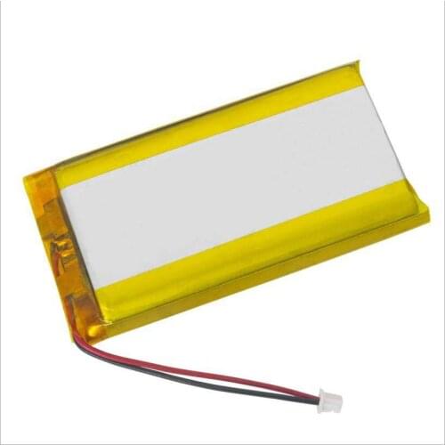 MSDS Verified 3.7V 1000mAh 103565 replace 103665 103465 Lithium Polymer ion Battery 2.0mm JST