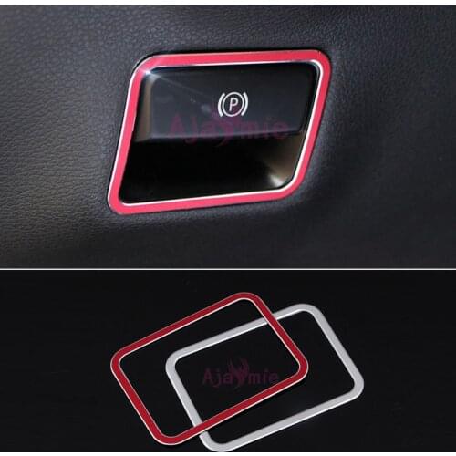 For Mercedes Benz A B GLA CLA ML GL GLE GLS V Class Vito W176 W246 X156 C117 W447 Parking Hand Brake Switch Sticker Trim Cover
