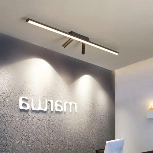 NEO Gleam Foyer Bedroom Study Room Balcon Ceiling Lights Modern led ceiling lamp 90-260V Lighting light Fixtures Black Color